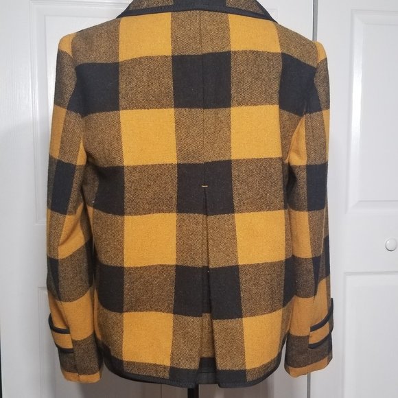 Loft Plaid Patterned Coat - Picture 2 of 3